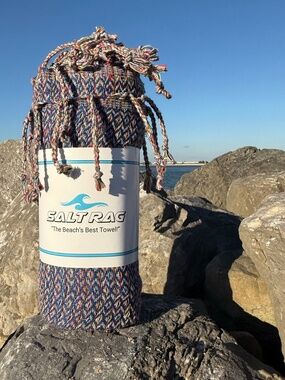 The Ahi Rag — Blue Salt Rag™ Sand-Resistant Turkish Beach Towel
